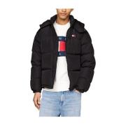 Waterbestendige Alaska Jas voor Mannen Tommy Hilfiger , Black , Heren