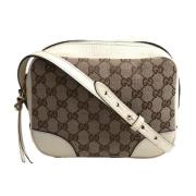 Pre-owned Canvas gucci-bags Gucci Vintage , Beige , Dames