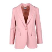 Elegante Blazer met Stretchstof Marella , Pink , Dames