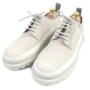 Pre-owned Leather sneakers Dior Vintage , Beige , Heren