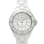 Pre-owned Stainless Steel watches Chanel Vintage , White , Dames