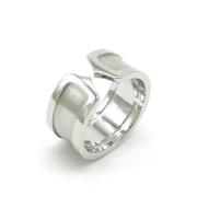 Pre-owned Metal rings Cartier Vintage , White , Dames