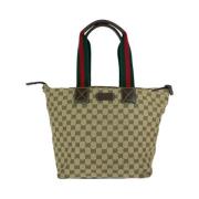 Pre-owned Canvas gucci-bags Gucci Vintage , Brown , Dames