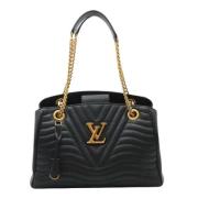 Pre-owned Leather louis-vuitton-bags Louis Vuitton Vintage , Black , D...