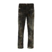 Stijlvolle donkerblauwe denim jeans Diesel , Multicolor , Heren