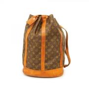 Pre-owned Fabric louis-vuitton-bags Louis Vuitton Vintage , Brown , Da...