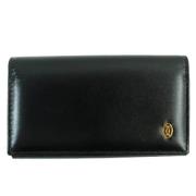 Pre-owned Leather key-holders Cartier Vintage , Black , Heren