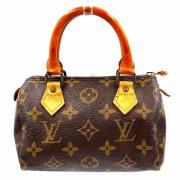 Pre-owned Canvas handbags Louis Vuitton Vintage , Brown , Dames