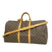 Pre-owned Canvas travel-bags Louis Vuitton Vintage , Brown , Dames