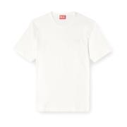 Crème T-shirts en Polos Diesel , Beige , Heren