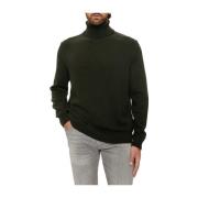 Groene Jurken Dolcevita Pullover Basic Emporio Armani , Green , Heren