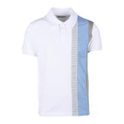 Katoen Elastaan Polo Shirt Bikkembergs , White , Heren