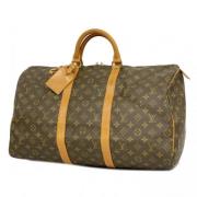 Pre-owned Canvas travel-bags Louis Vuitton Vintage , Brown , Dames