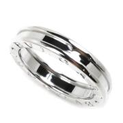 Pre-owned Metal rings Bvlgari Vintage , White , Dames