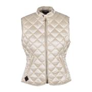 Puffer Vest met Polyester-Nylon Mix Husky Original , Beige , Dames