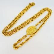 Pre-owned Metal chanel-jewelry Chanel Vintage , Yellow , Dames