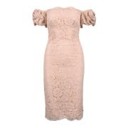 Elegante jurk met katoenmix Pinko , Pink , Dames