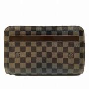 Pre-owned Canvas clutches Louis Vuitton Vintage , Brown , Dames