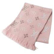 Pre-owned Wool scarves Louis Vuitton Vintage , Pink , Dames