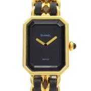 Pre-owned Metal watches Chanel Vintage , Black , Dames