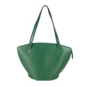 Pre-owned Fabric louis-vuitton-bags Louis Vuitton Vintage , Green , Da...