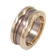 Pre-owned Metal rings Bvlgari Vintage , Brown , Dames