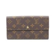 Pre-owned Plastic wallets Louis Vuitton Vintage , Brown , Dames