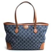 Pre-owned Denim gucci-bags Gucci Vintage , Blue , Dames