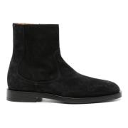 Suède Ritslaarzen Brunello Cucinelli , Black , Heren