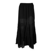 Skirts Semicouture , Black , Dames