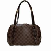 Pre-owned Canvas handbags Louis Vuitton Vintage , Brown , Dames