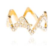 Messing ring Marni , Yellow , Dames