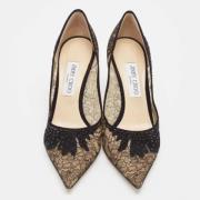 Pre-owned Lace heels Jimmy Choo Pre-owned , Black , Dames