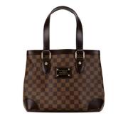 Pre-owned Canvas handbags Louis Vuitton Vintage , Brown , Dames