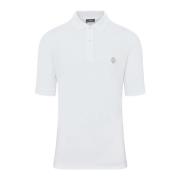 Effen Polo Shirt Herno , White , Heren