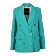 Elegante Jas met Polyester en Elastaan Patrizia Pepe , Green , Dames