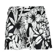 Viscose Casual Shorts Laneus , Black , Dames