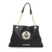 Stijlvolle Schoudertas Love Moschino , Black , Dames