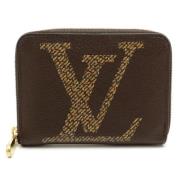 Pre-owned Canvas wallets Louis Vuitton Vintage , Brown , Dames