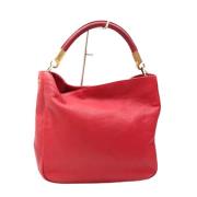 Pre-owned Leather handbags Saint Laurent Vintage , Red , Dames