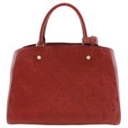 Pre-owned Canvas handbags Louis Vuitton Vintage , Red , Dames