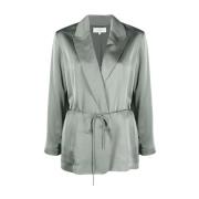 Zachte Grijze Elegante Blazer Vince , Gray , Dames