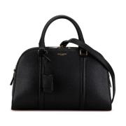 Pre-owned Leather handbags Yves Saint Laurent Vintage , Black , Dames