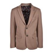 Elegante Jas met Polyester Mix Gianni Lupo , Brown , Heren