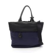 Pre-owned Canvas prada-bags Prada Vintage , Blue , Dames