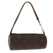 Pre-owned Canvas pouches Louis Vuitton Vintage , Brown , Dames