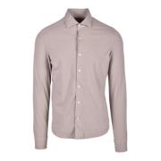 Katoen Elastaan Shirt Sonrisa , Beige , Heren