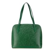 Pre-owned Leather louis-vuitton-bags Louis Vuitton Vintage , Green , D...