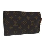 Pre-owned Canvas pouches Louis Vuitton Vintage , Brown , Dames