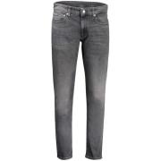 Zwarte Katoenen Jeans & Broek Calvin Klein , Gray , Heren